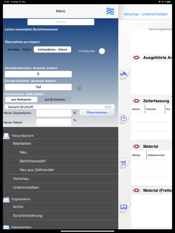 Screenshot #4 pour MEiAPPS Tierarztbericht
