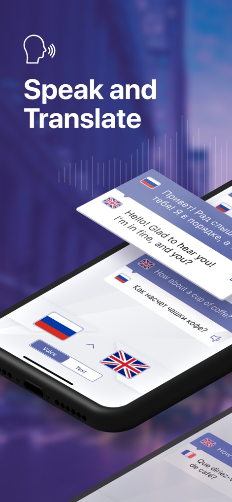 Voice and Text Translator App - Productivity App | MWM