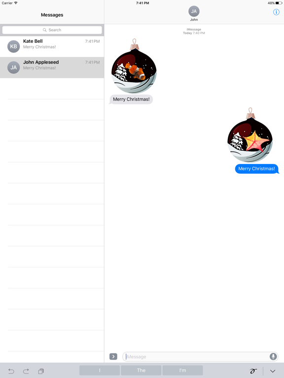 Screenshot #5 pour Christmas Animated - Fish