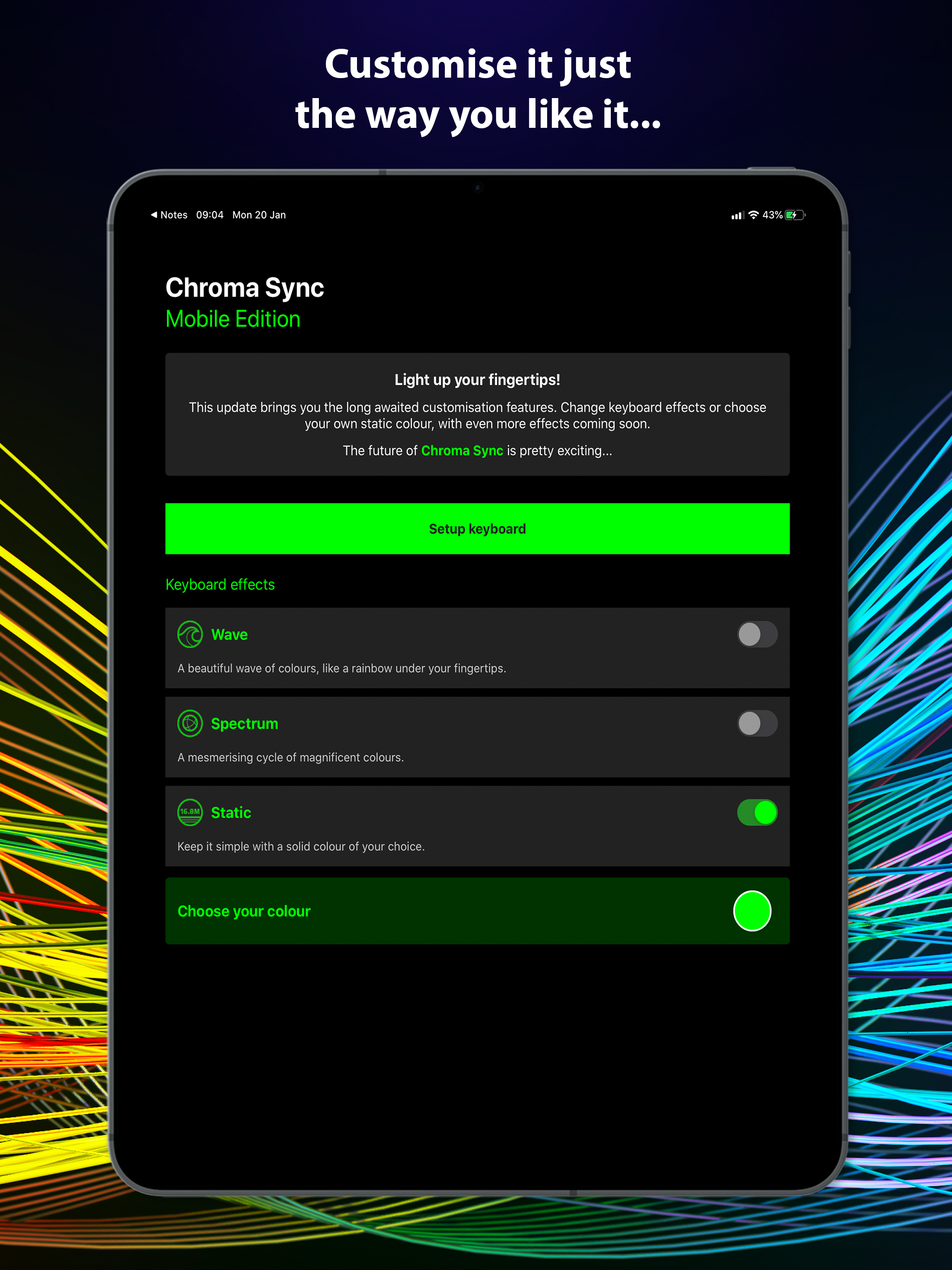 Chroma Sync - RGB Keyboard screenshot 4