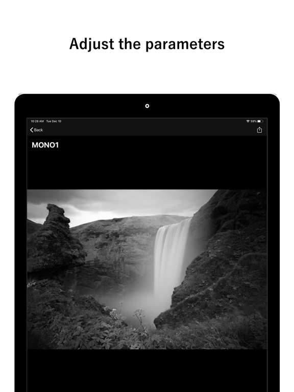 Screenshot #6 pour Mono Cam - B&W photo App