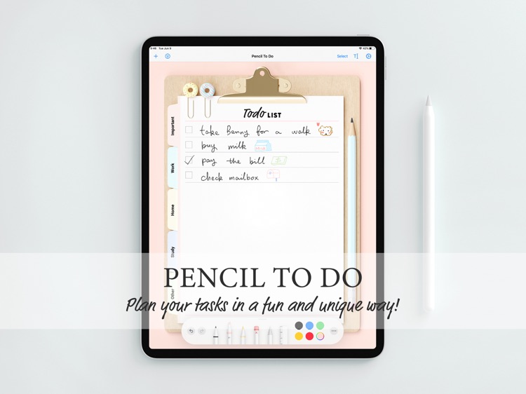 Pencil To Do List