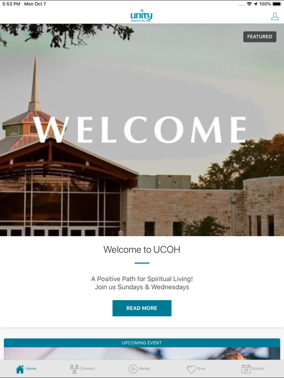 UCOH iPad screenshot 1 - Lifestyle app