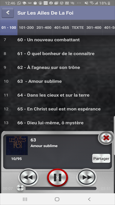 Screenshot #3 pour Chants d'Esperance Audio Pro+