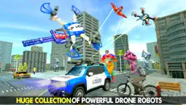 Game screenshot Police War Drone Robot Game apk
