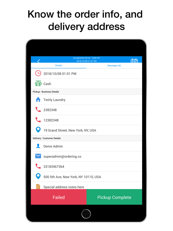 Screenshot #6 pour Get Here Delivery