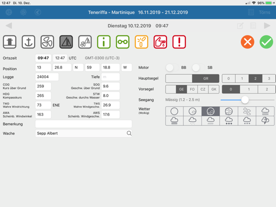 Screenshot #5 pour Skippertools - Logbook & More