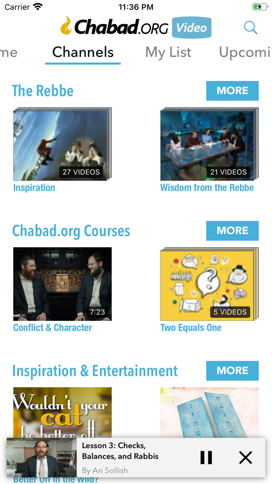 #3. Chabad.org Video (iOS) Με: Chabad.org Jewish Apps