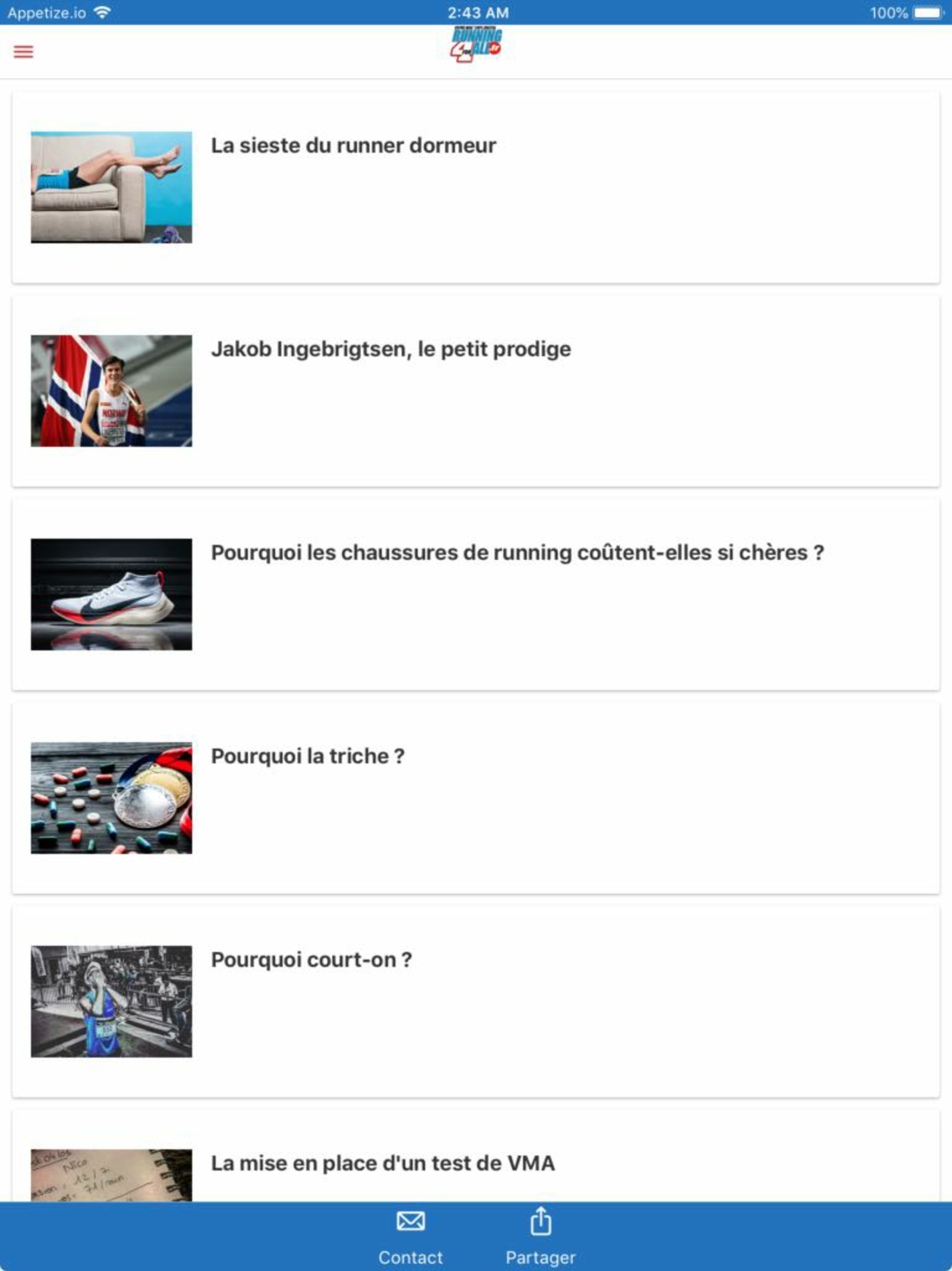Running4all.fr screenshot 3