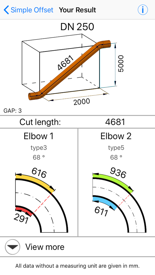 #5. Offset Calc App (iOS) Podle: Steffen Weber