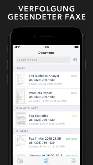 Screenshot von FAX: Faxen Senden & Empfangen auf dem iPhone 5