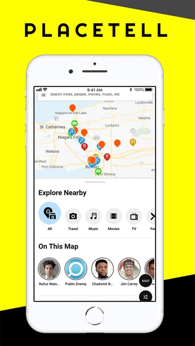 Screenshot #1 pour PlaceTell Maps - Videos Nearby