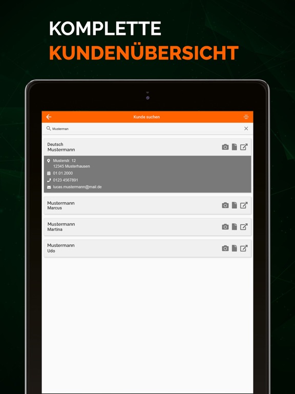 Apella Scan App iPad screenshot