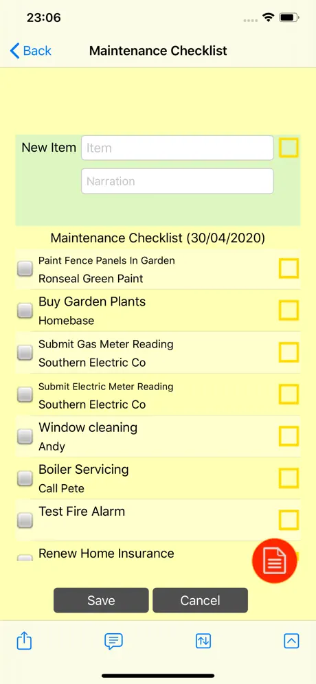 Simple List