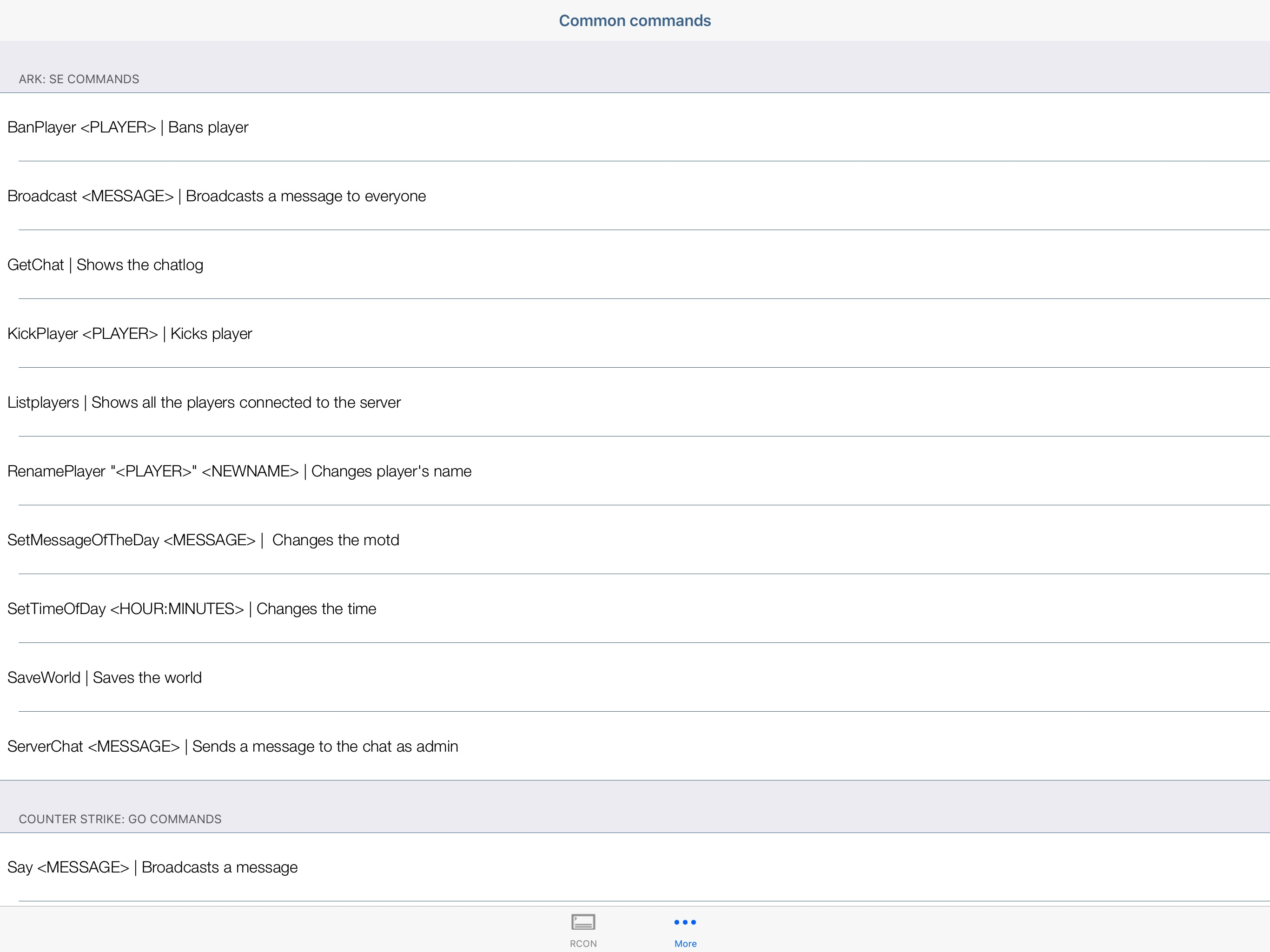 RCON Game Server Admin Manager screenshot 9