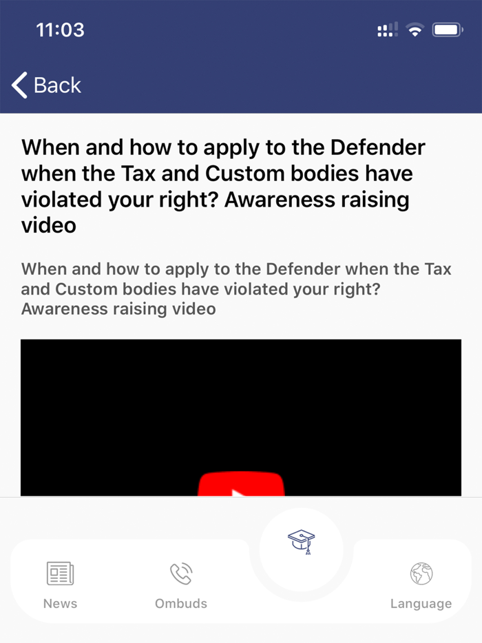 Human Rights Defender of RA