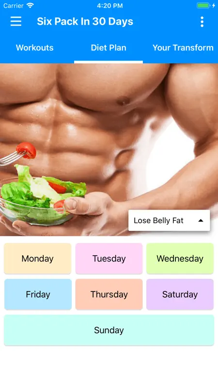 Six Pack in 30 Days -With Diet screenshot 3 of 9