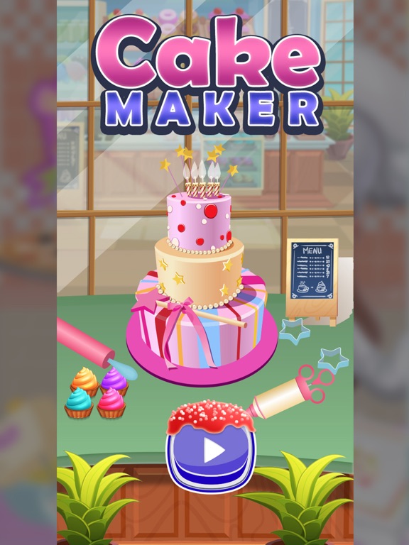 Screenshot #4 pour Jeu de cuisine Bake Cake Maker