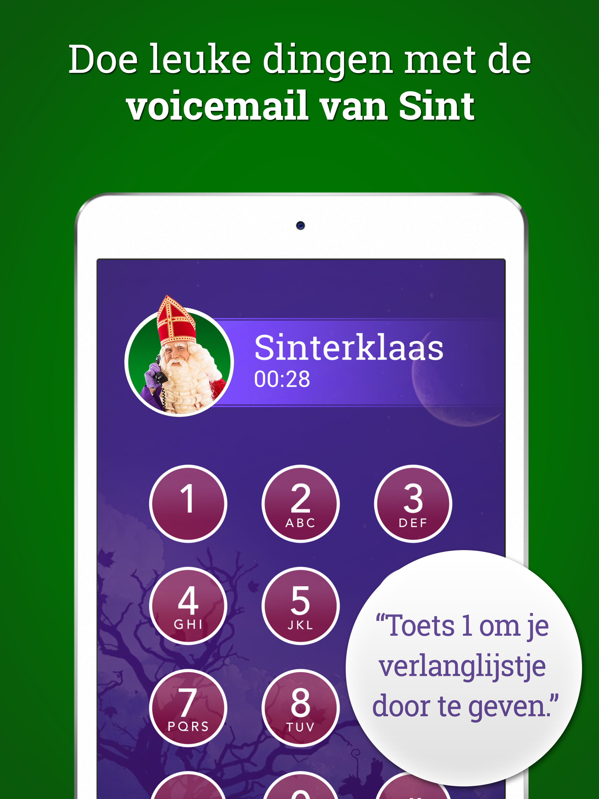 Bellen met Sinterklaas!