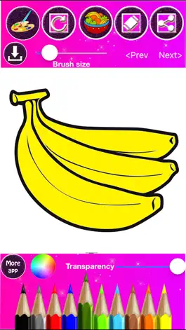 Game screenshot Fruit & Vegetables Coloring hack