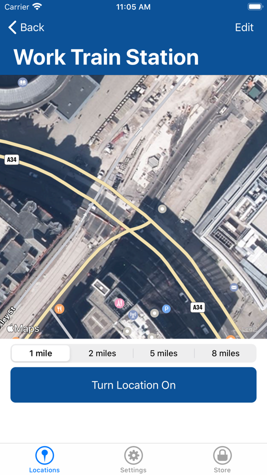 #2. I've Arrived GPS Alarm (iOS) By: John Benson