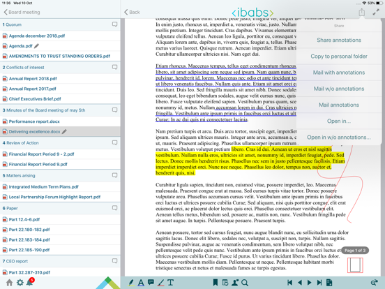 iBabs for BlackBerry iPad screenshot 4 - Productivity app
