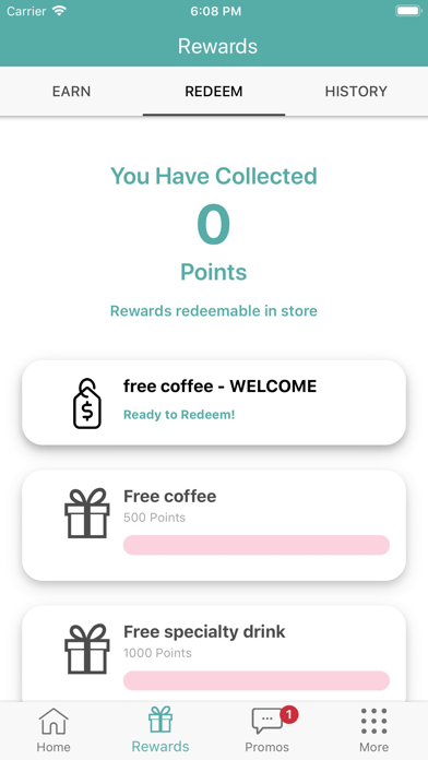 Lit Espresso Bayview Rewards screenshot 2