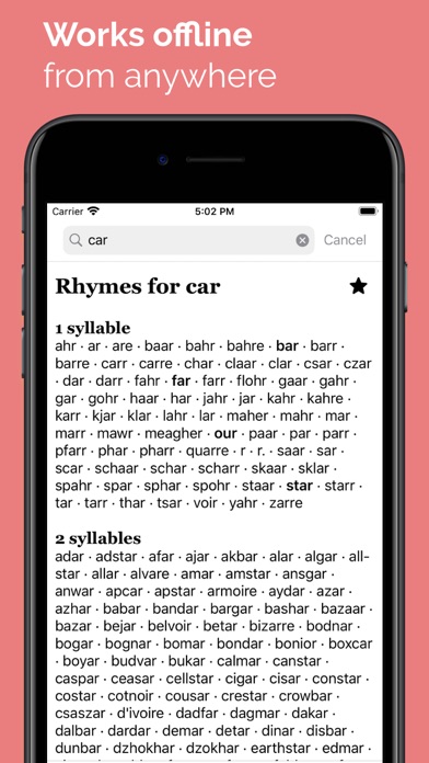 Screenshot #3 pour Rhymes!