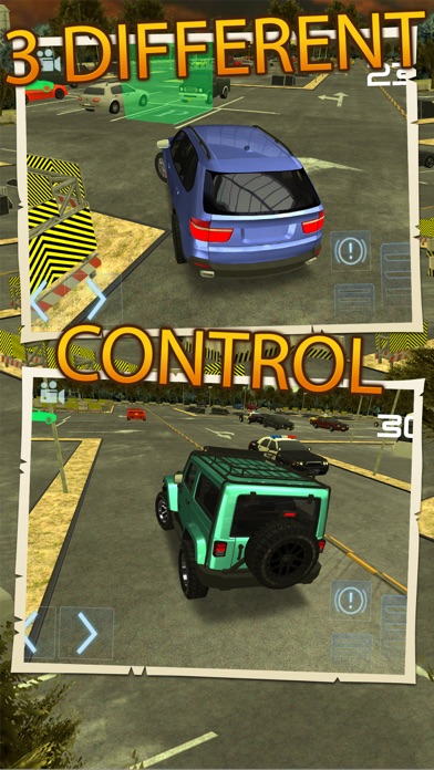 Traffic Jeep Driving Parking Screenshot