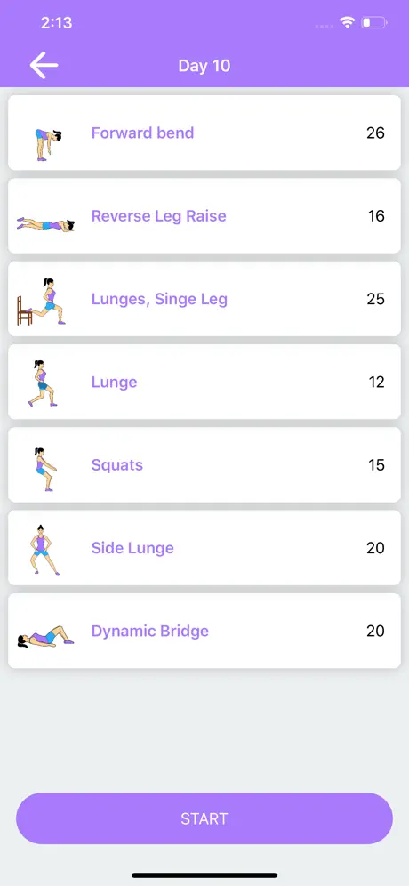 30 Day Butt & Leg Workouts