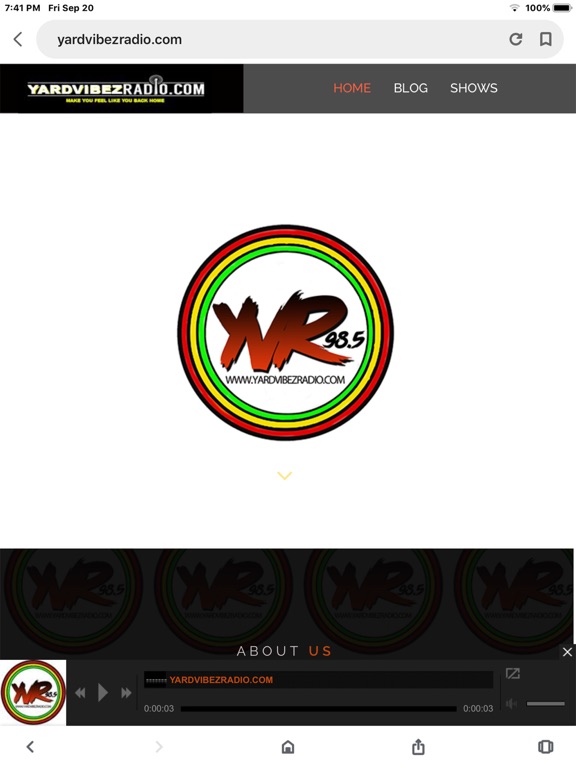 yvr98.5 iPad screenshot 1 - Music app