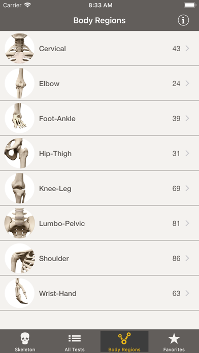 CORE -Clinical Orthopedic Exam Screenshot