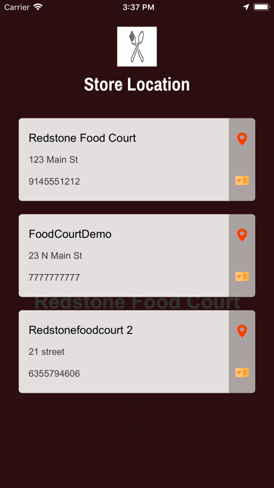 Redstonefoodcourt Native screenshot 2
