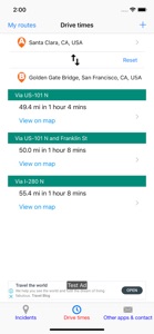Bay Area Traffic Monitor screenshot #2 for iPhone