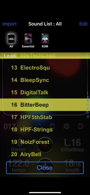 KORG iKaoscillator Screenshot