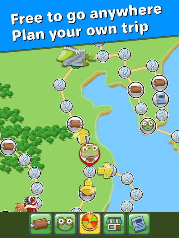 Foodie Frog - World Tour iPad screenshot 4 - Games app