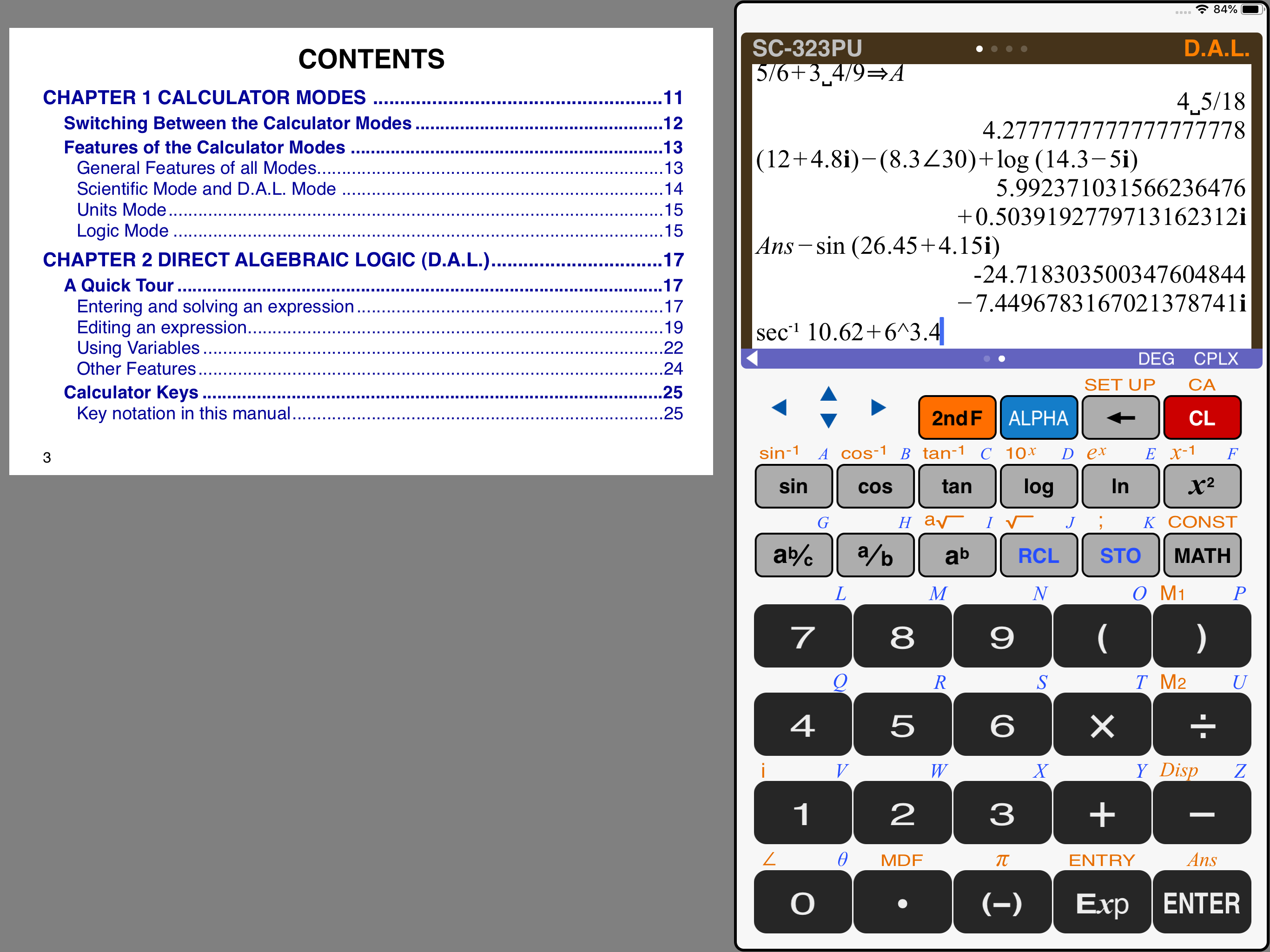 Calculator SC-323PU screenshot 7