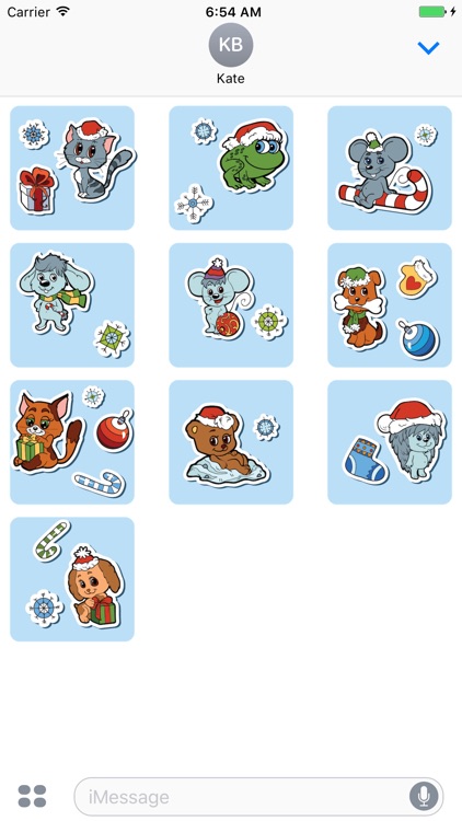 Sticker Me: Christmas Animals