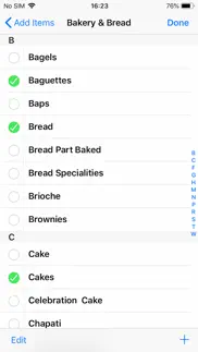 grocery & shopping list iphone screenshot 4