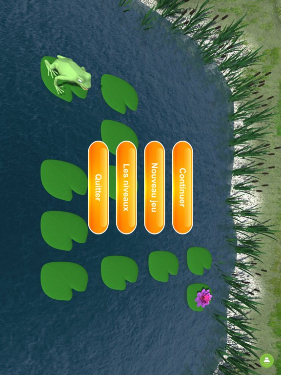 Screenshot #4 pour Jumping frog: Fun in the pond