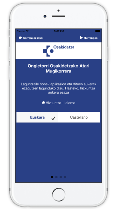 Portal Móvil Osakidetza iPhone screenshot 2