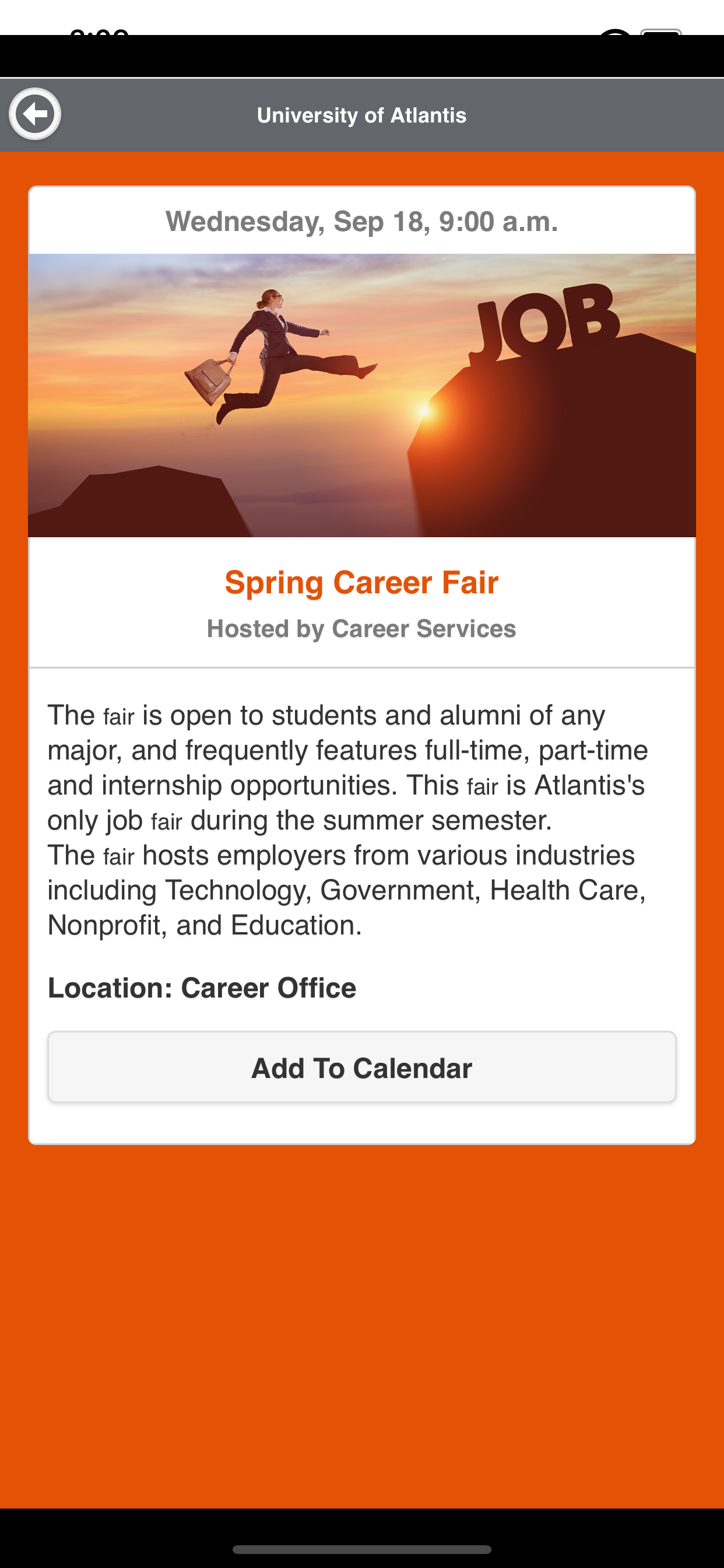 UTPB Events screenshot 3