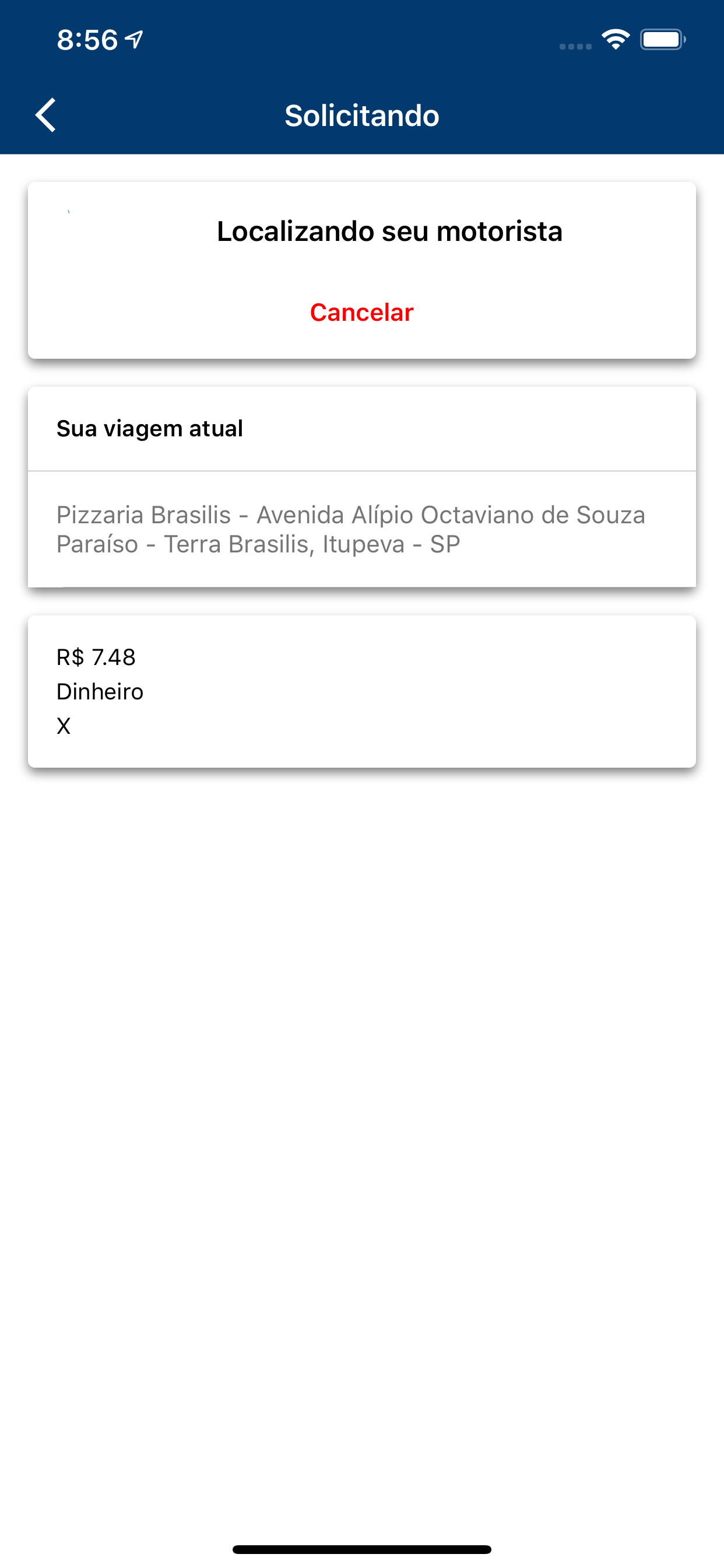 MeBusca - Passageiro