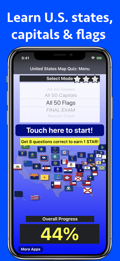 United States Map Quiz Screenshots