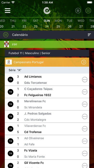 FPF Resultados Screenshot