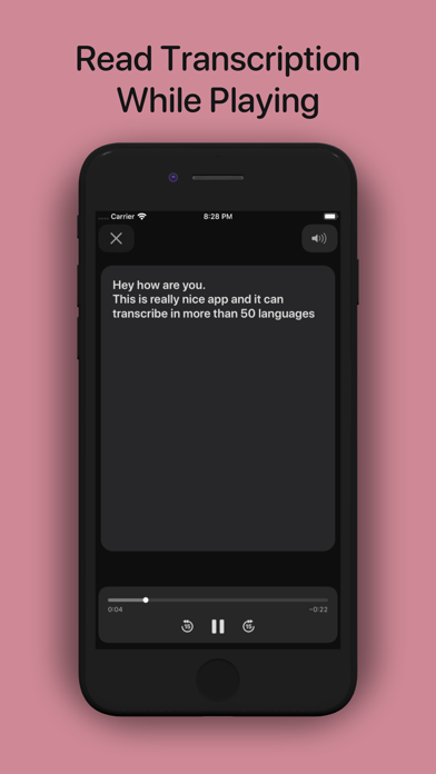 Record Me (With Transcription) screenshot