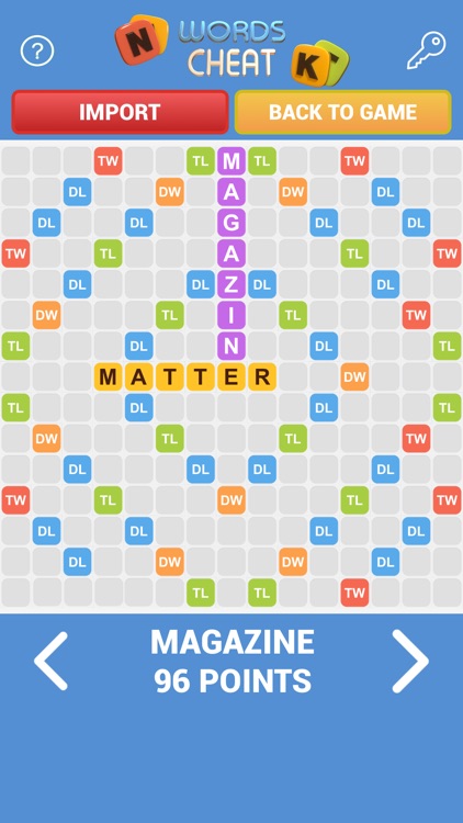 Solve Words Friends WWF Cheat screenshot-3