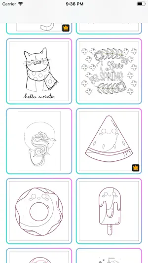 Paint Drop: Coloring Book screenshot 1