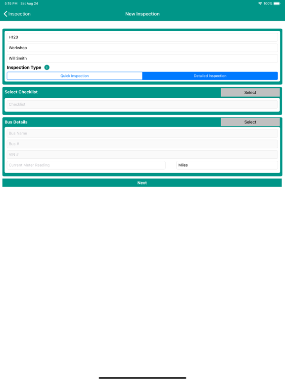 Screenshot #5 pour Bus Inspection Maintenance App