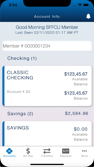 San Francisco FCU Mobile screenshot 2